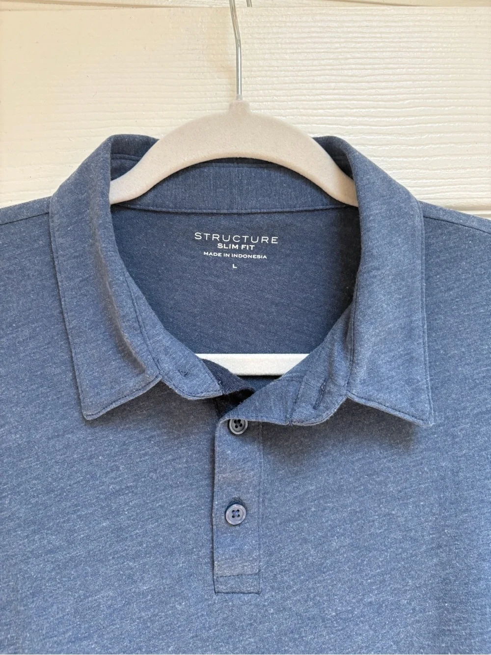 Structure Two-Tone Slate and Navy Polo